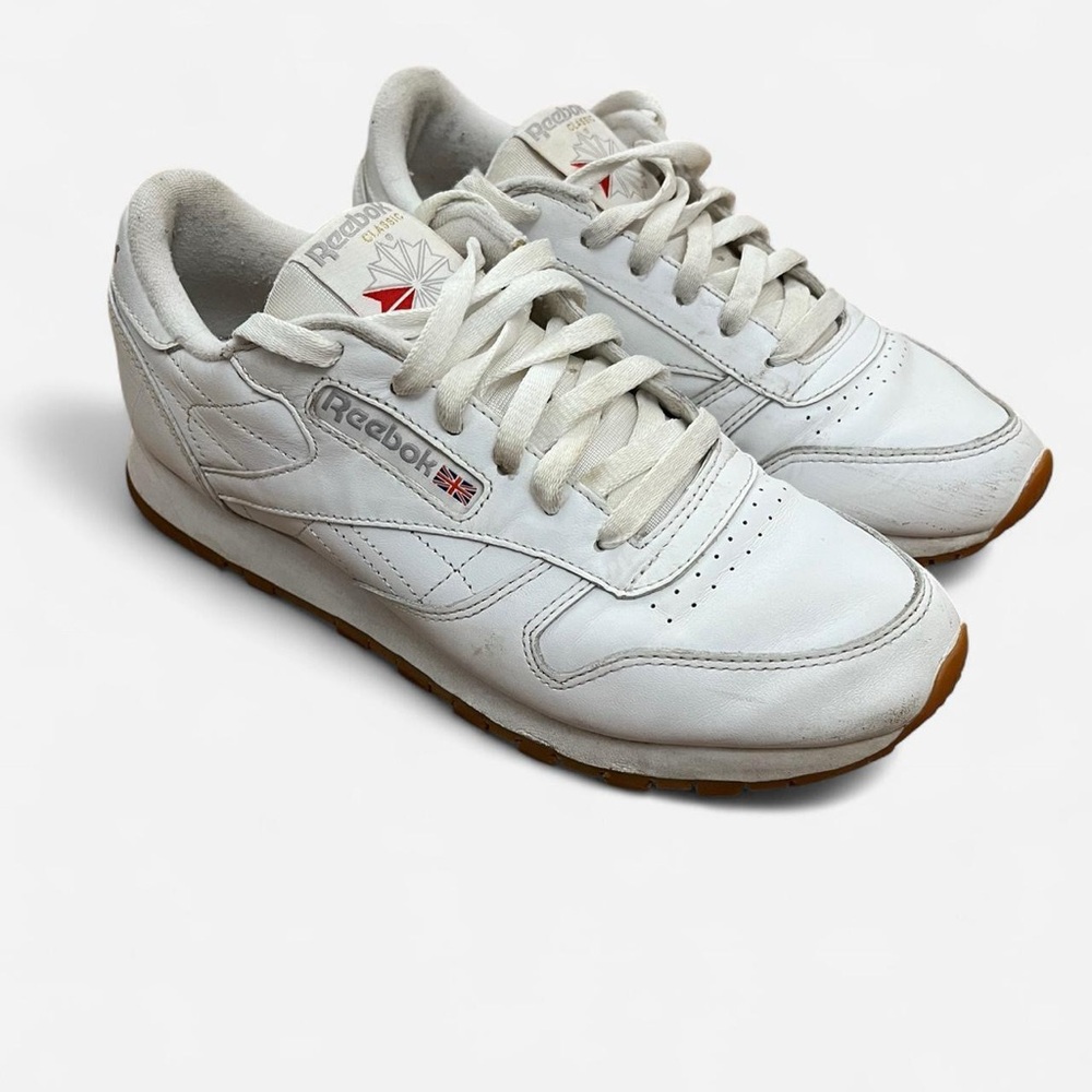 Reebok White Leather Sneakers